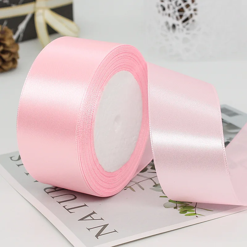 4cm×220cm Rose Ribbon Wedding Ribbon Flower Gift Cake Package Ribbon Birthday Wedding Decoration Supplies Ribbon Wholesale