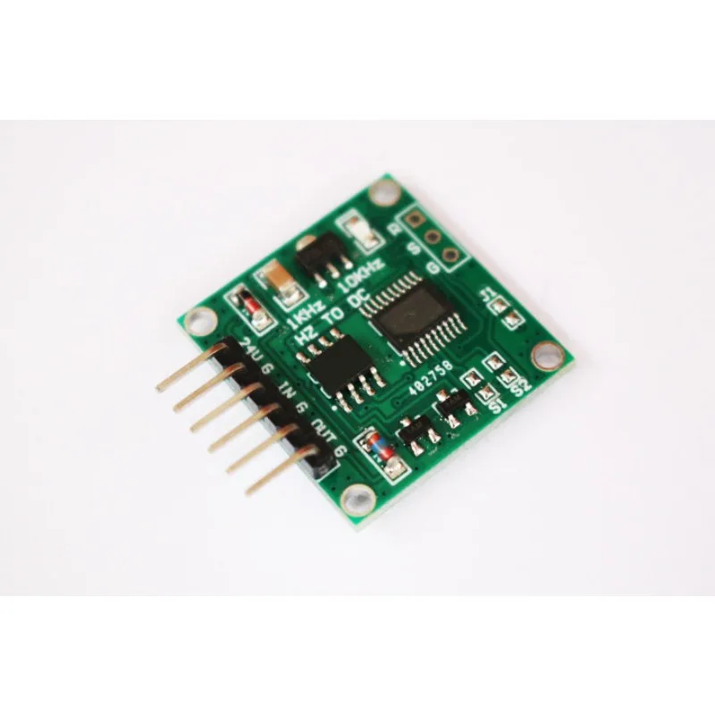New version, frequency to voltage 0-10Khz to 0-5V 0-10V linear conversion, transmitter module