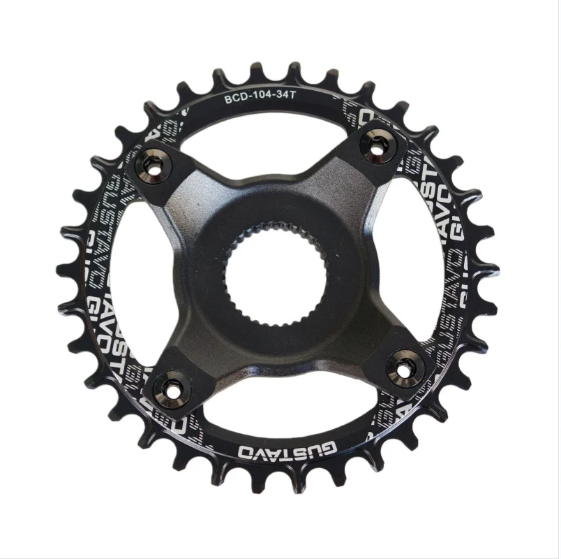 GUSTAVO 104BCD E-الدراجة سلسلة حلقة ل BAFANG منتصف محرك المحرك M500 M600 M620 سلسلة دراجات كهربائية عجلة #3