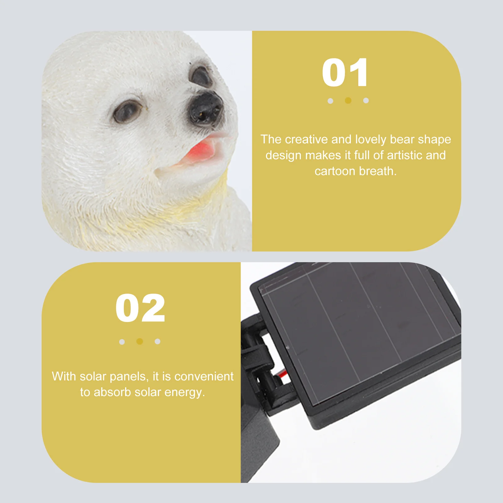 

Landscape Lamp Decorative Garden Lawn Solar Lawn LED Light Bear Landscape Lamp Garden Decor