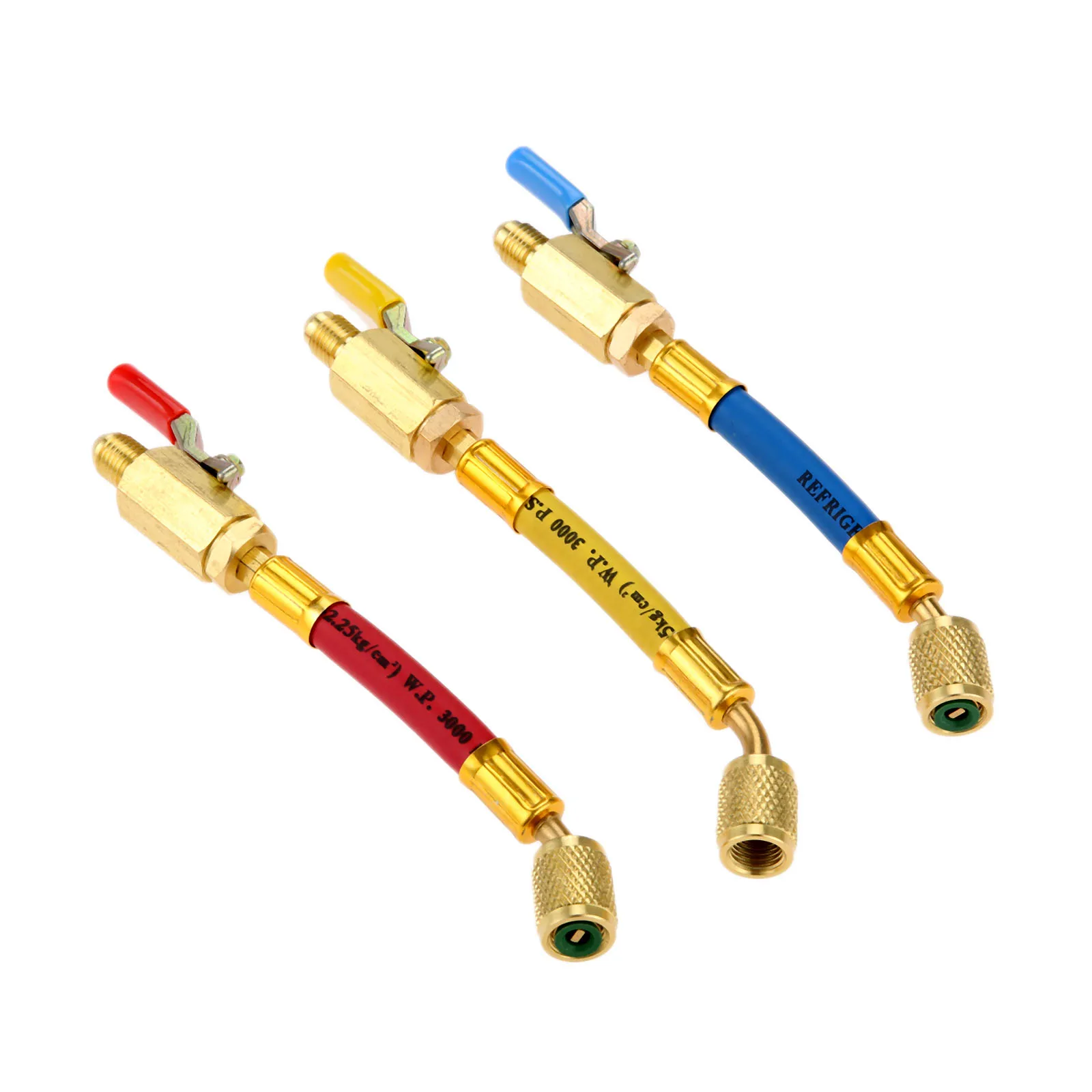 3Pcs 45° Angled 1/4