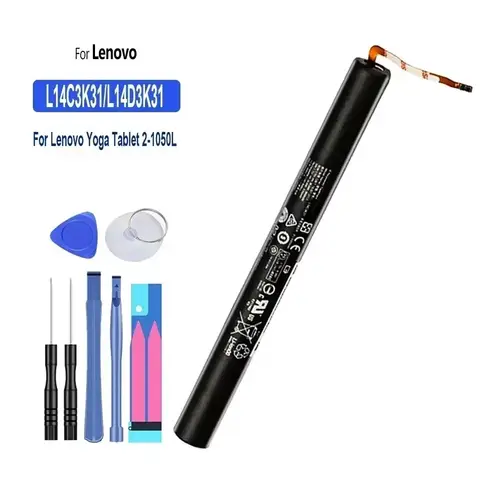 Batterij L14C2K31 L14D2K31 L14C3K31 L14D3K31 9600mAh voor Lenovo Yoga Tablet 2 830L 830F 2-830L 2-1050L 1050F 2-1050F 2-1051L