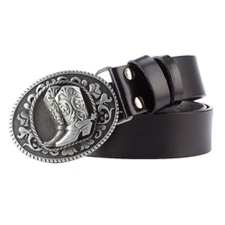 Ceinture en cuir de vachette à fleurs royales pour femmes, ceinture rétro pour filles, ceinture en jean, cadeau pour femme, mode