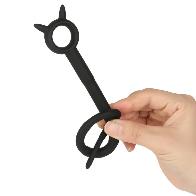 ذكر سيليكون طويل مجرى البول التوصيل الحصان العين قضيب تحفيز الإحليل لعبة استثارة القضيب إدراج موسع السبر القسطرة الاستمناء قضيب #5