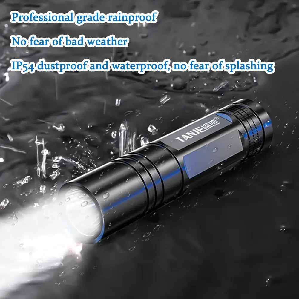 Flashlight Bright Rechargeable Super Bright Small Portable Outdoor Lighting Long Beam Home Small Mini Led Hand Light