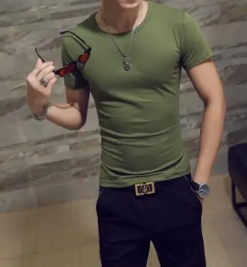 army green o neck