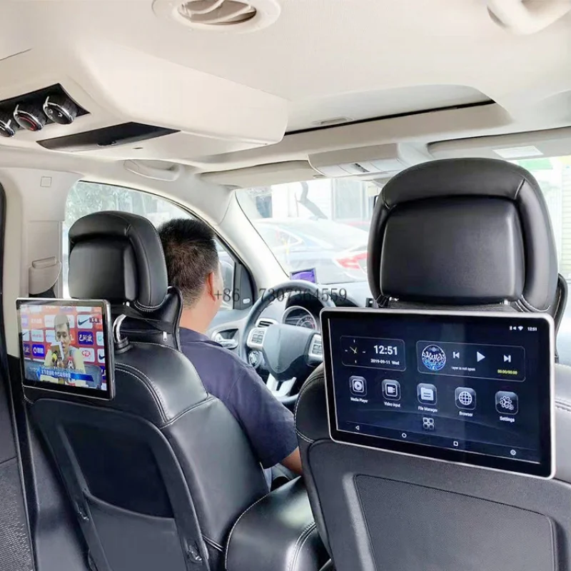 

Экран подголовника автомобиля, видеоплеер, развлекательный телевизор на заднее сиденье для автомобиля, 10,5 дюймов/12,0 дюймов/13,3 дюйма, доступны