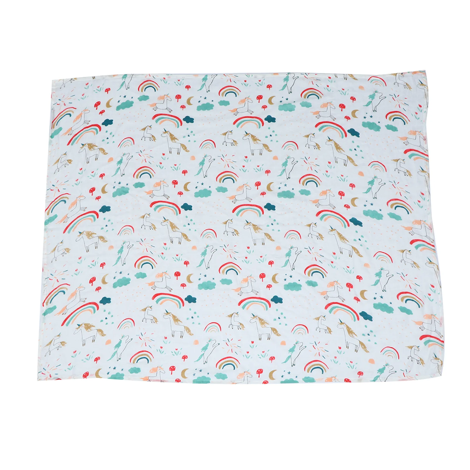 

1Pcs Bamboo Fiber Baby Blanket Cartoon Swaddle Bath Towel Soft Comfortable Breathable Infant Towel Skin Friendly