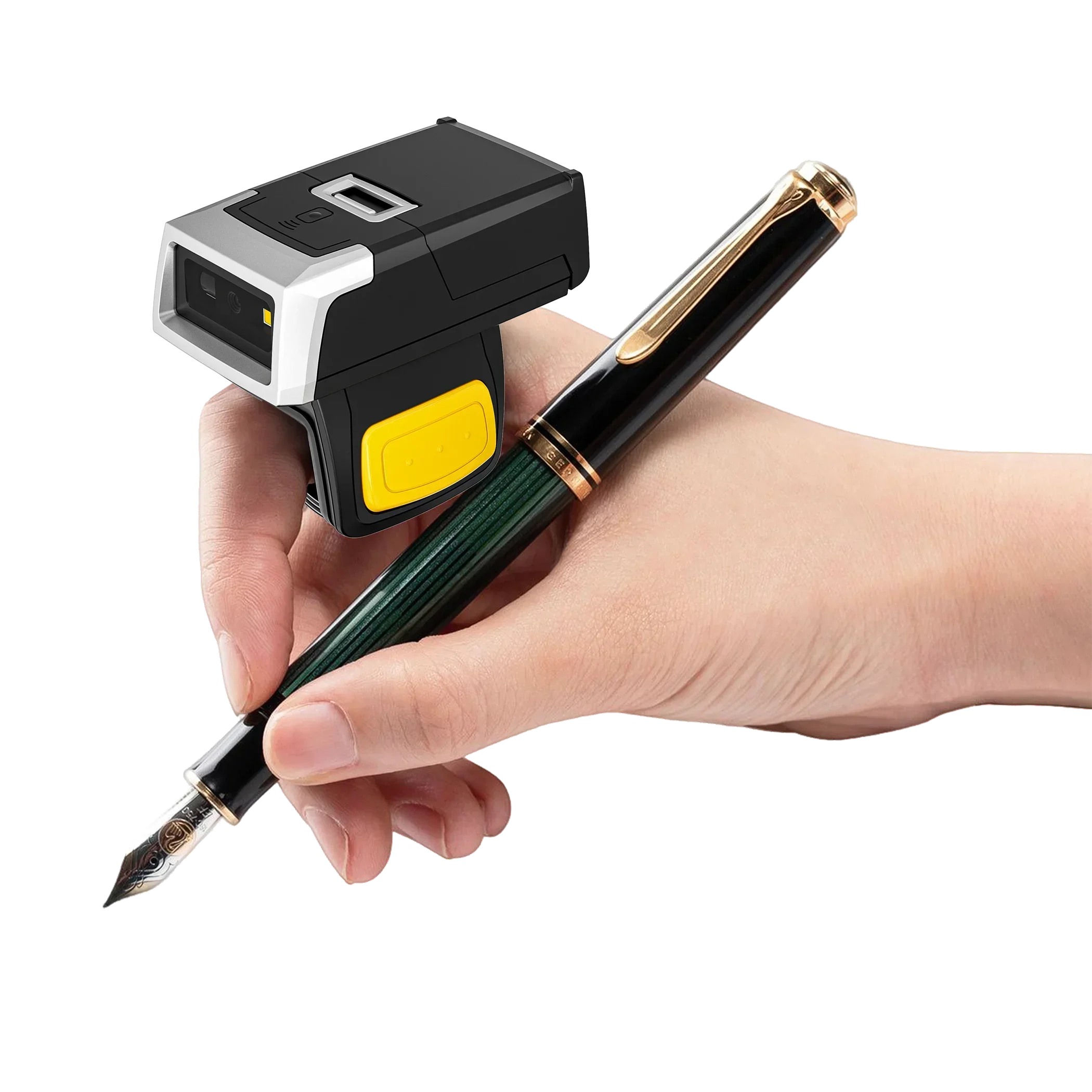 Best Handsfree Ring Barcode Scanner Thales Nzkteco Mobile Bar Liquor Inventory Scanner Finger Scanner For Inventory Collecting