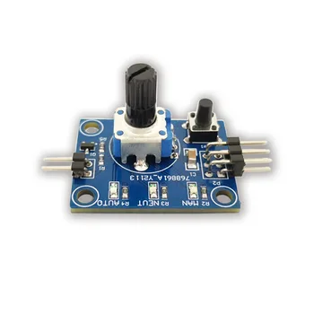 Servotester, 5 V Lenkgetriebe-Debugging-Modul, Servo Shield-Treiber, 3 Steuermodi mit Anti-Reverse-Verbindungsfunktion
