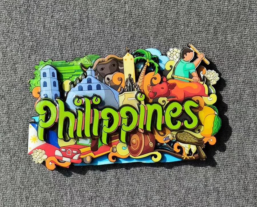 Wooden Refrigerator Magnet Travel Souvenir United States Philippines Cuba Netherlands Malaysia Mauritius Magnetic Fridge Sticker