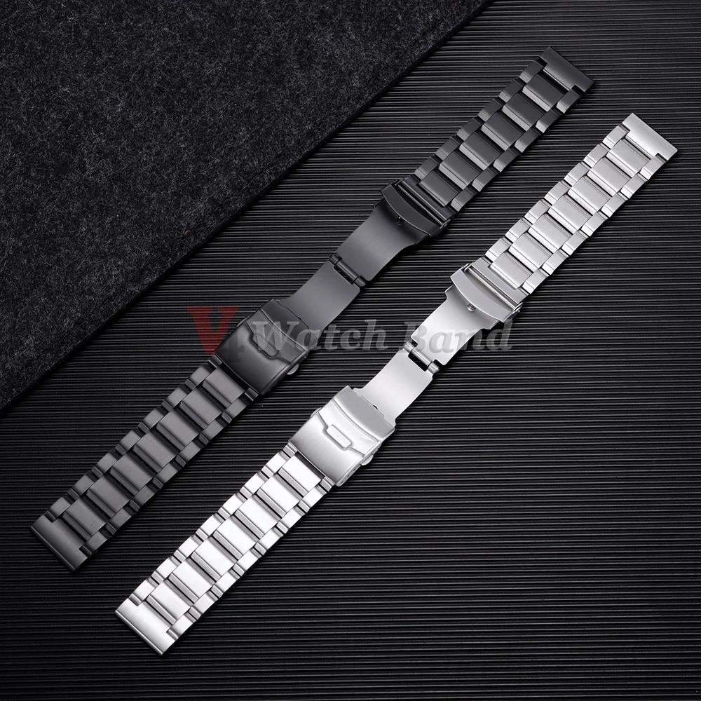 18mm 19mm 20mm 21mm 22mm 24mm 25mm Luxus-Uhrenarmband aus massivem Edelstahl für Seiko-Uhren, universelles Armband-Zubehör – Detail 6