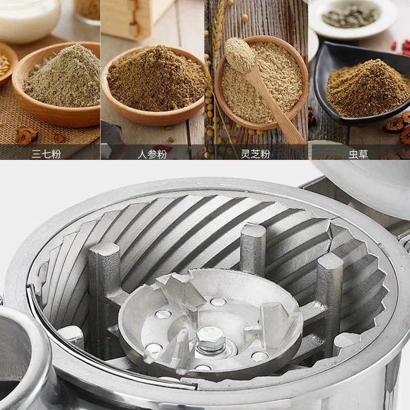 Chinese herbal medicine crusher  powder machine Dendrobium notoginseng commercial ultra-fine grinding machine