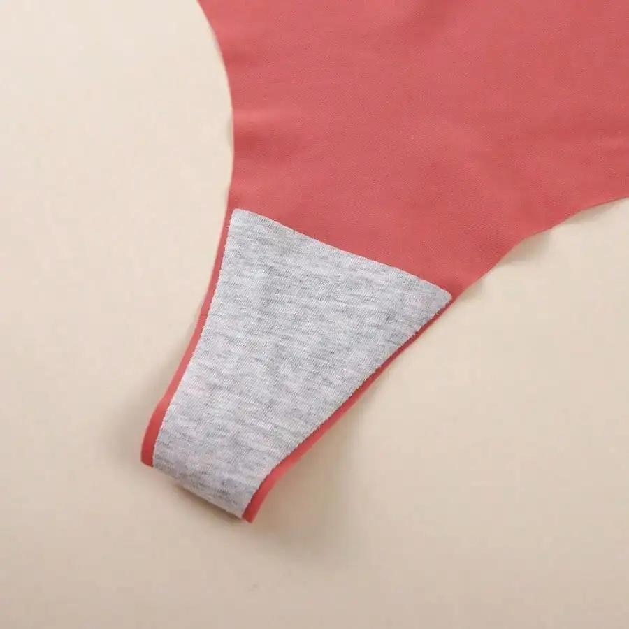 9 عبوات من ثونج الحرير الجليدي للنساء ملابس داخلية مثيرة ومسامية ومريحة وبسيطة للفتيات سريعة الجفاف بألوان ثابتة