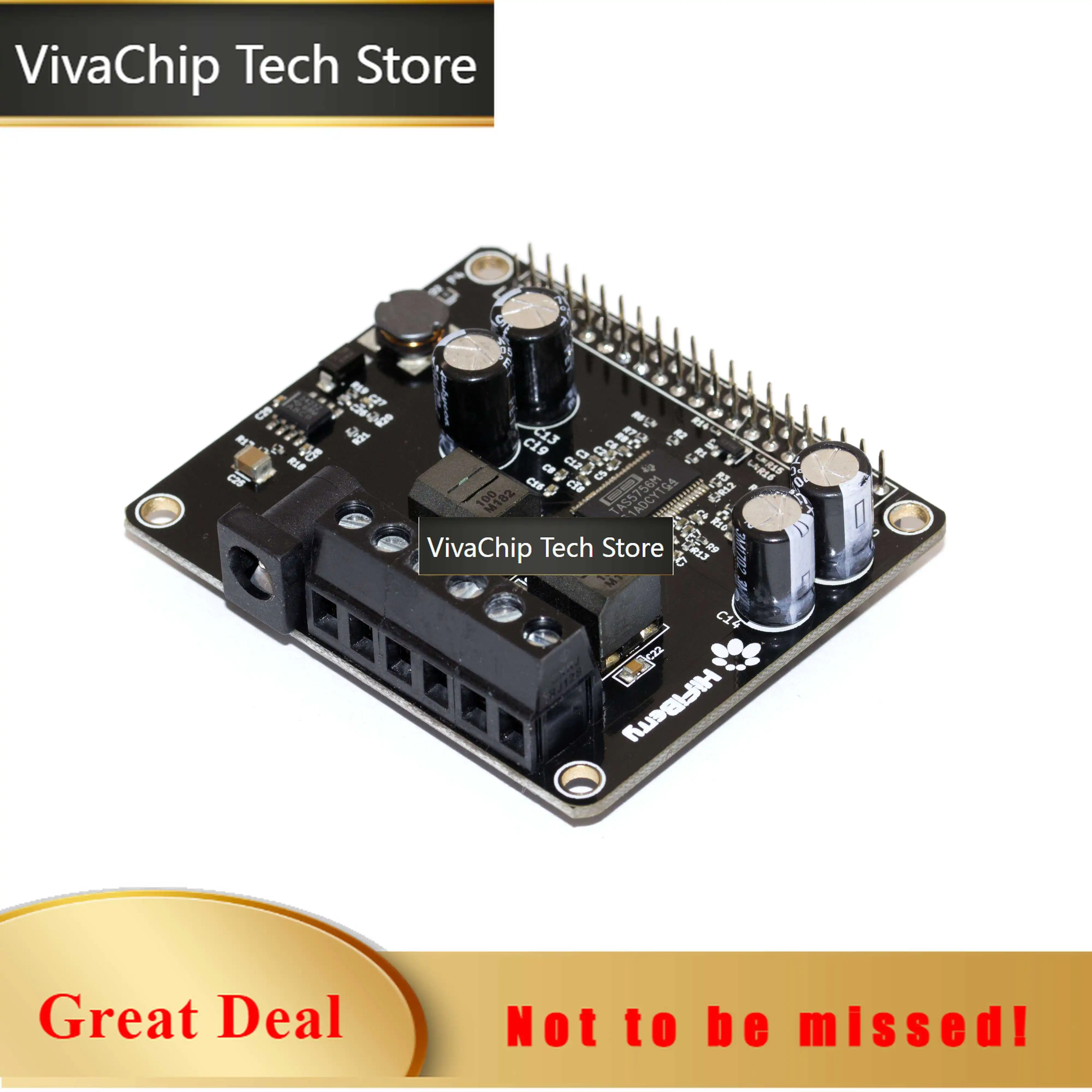 VivaCTHiFiBerry Amp2 High-quality, Highly Efficient Class-D Power