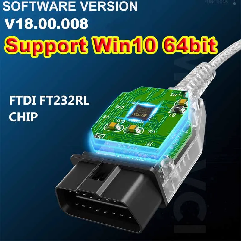 MINI VCI MINIVCI J2534 Tis Techstream Software V18.00.008 For Toyota OBD2 Diagnostic Cable With Software Link Till Year 2022