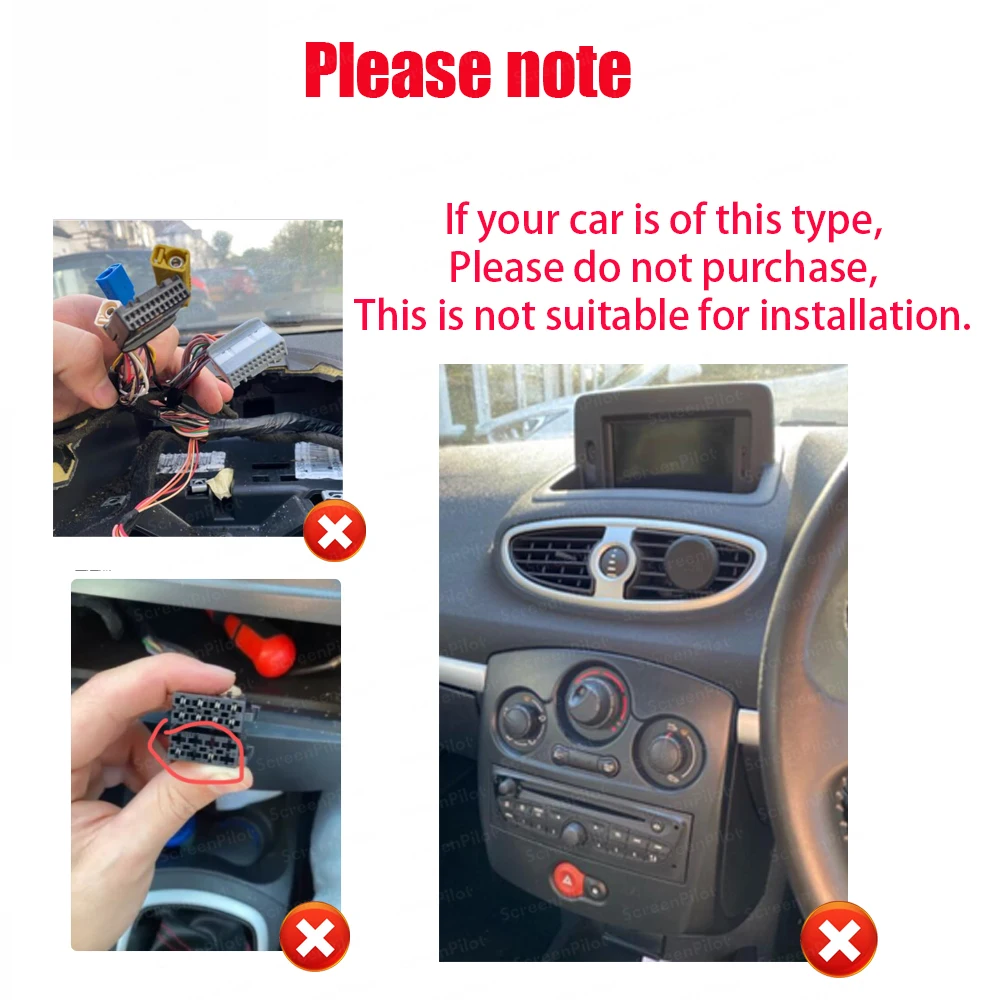 Android 15 For Renault Clio 3 2005 2006 2007 2008 2009 2010-2014 Android Auto Stereo Head Unit  GPS Navigation Bluetooth DSP 5G