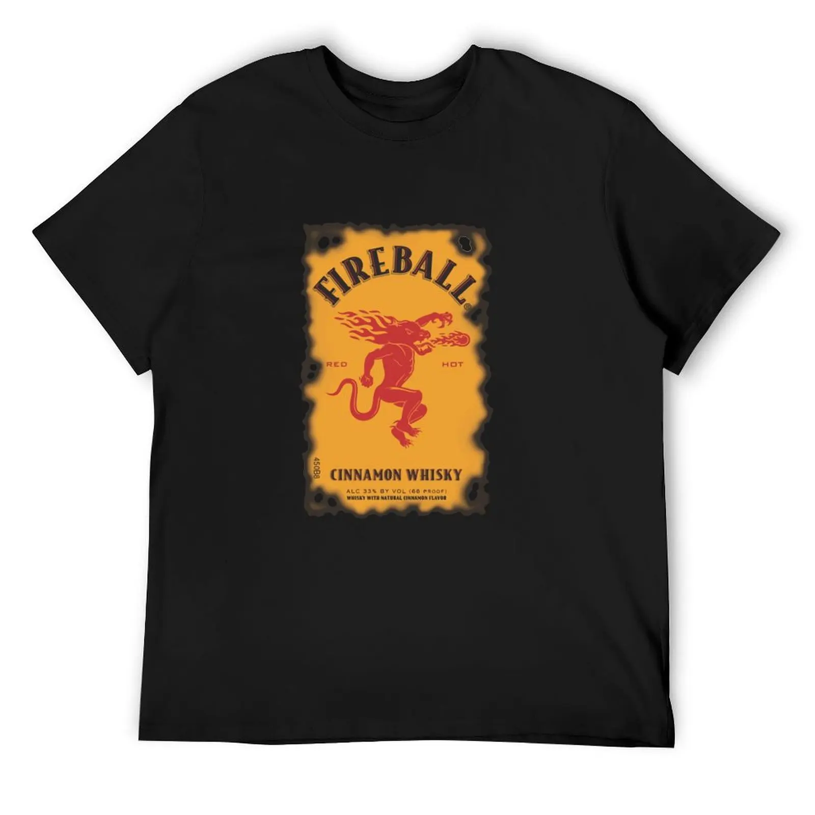 

FIREBALL CINNAMON WHISKY T-Shirt graphic t shirts designer shirts customs design your own blanks t shirts for men cotton