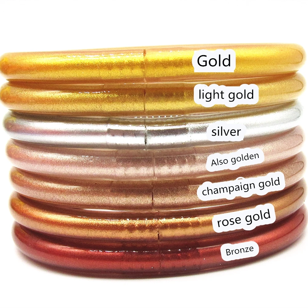 Tibetan Buddha Girl Bracelet Bangle Thailand Monk Mantra Buddhist Bracelet Jelly Bangle Friendship Bracelet 7Pcs/Set