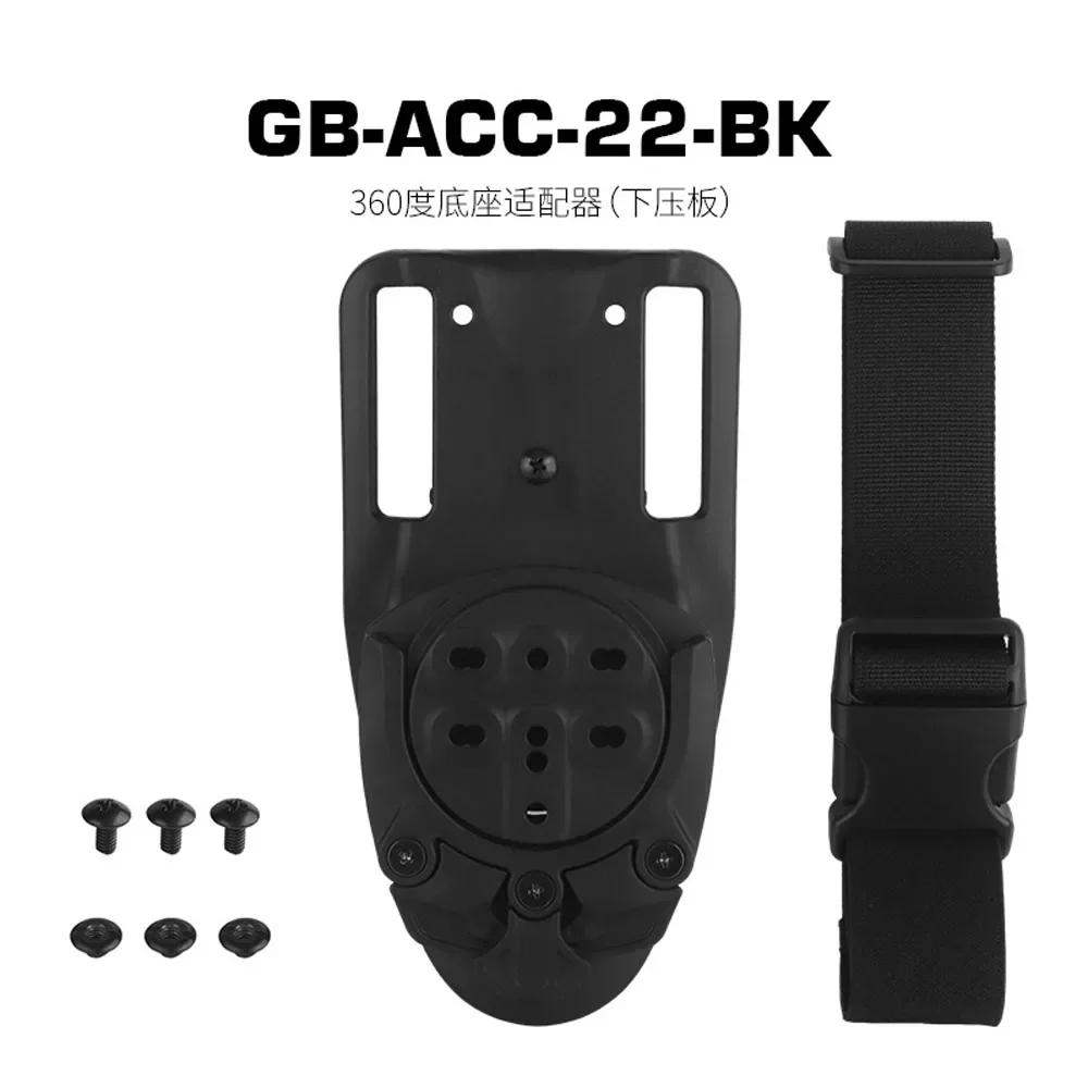 Adattatore per fondina tattica per pistola Base da 360 gradi G-Code RTI DUTY Mount per adattatore per caduta cintura da caccia con piattaforma QLS