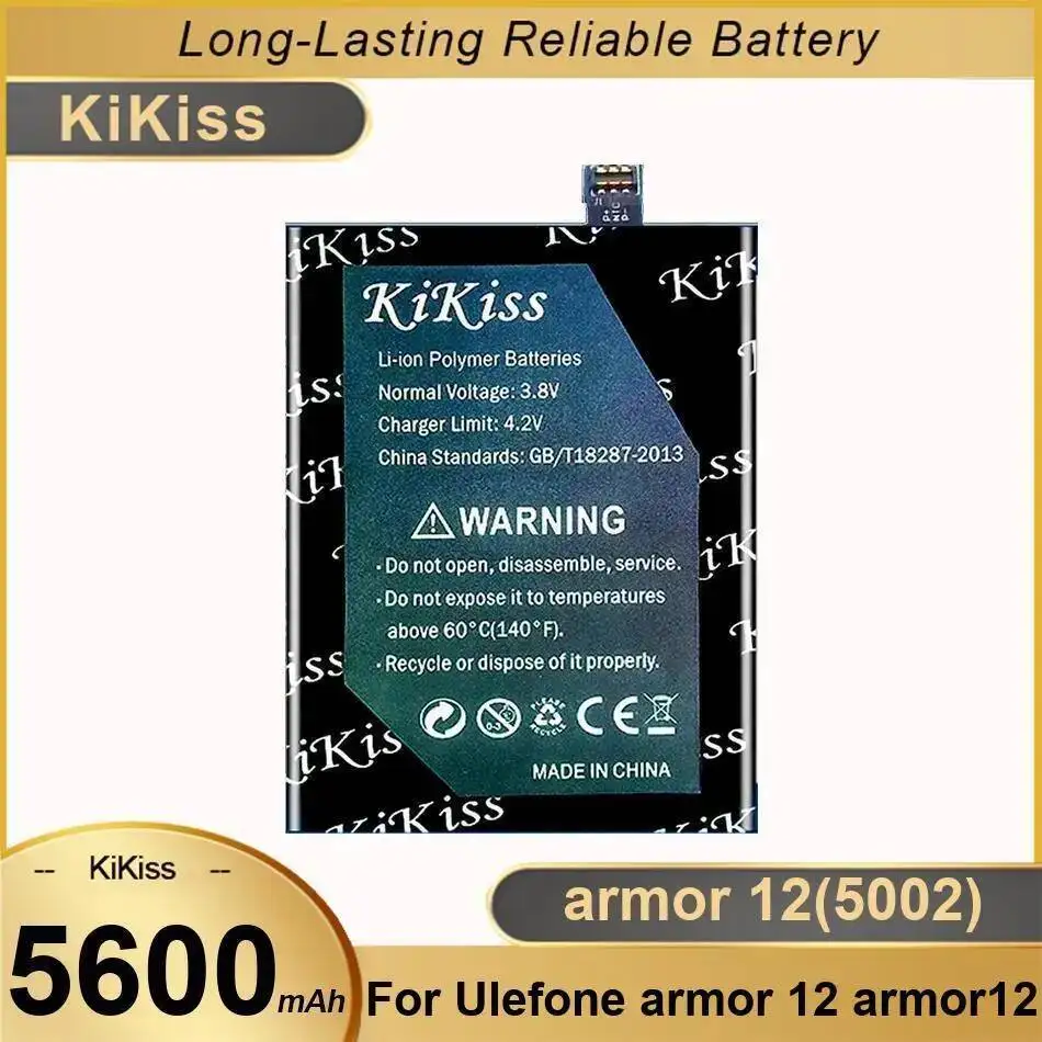 

Durable For Ulefone Armor 12 5002 Reliable Replacement 5600Mah Mobile Phone Battery
