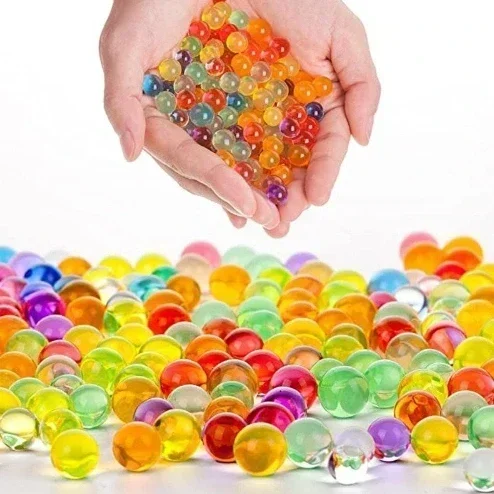 Amunicja do pistoletów na kulki wodne BGel, kule do pistoletów splat, wkład do pistoletów na kulki wodne 7-8 mm, kompatybilne z pistoletami Orbeez i pistoletami na kulki splatter.