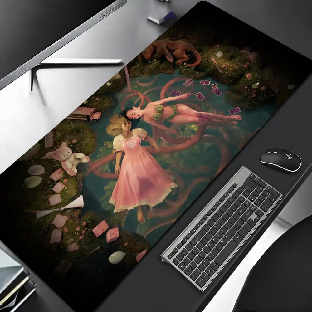 Girl Singer Melanie Martinez Mouse Pad Cartoon Lockedge Large Gaming Pad Computer Gamer Keyboard Mat Desk Mousepad PC Desk Pad