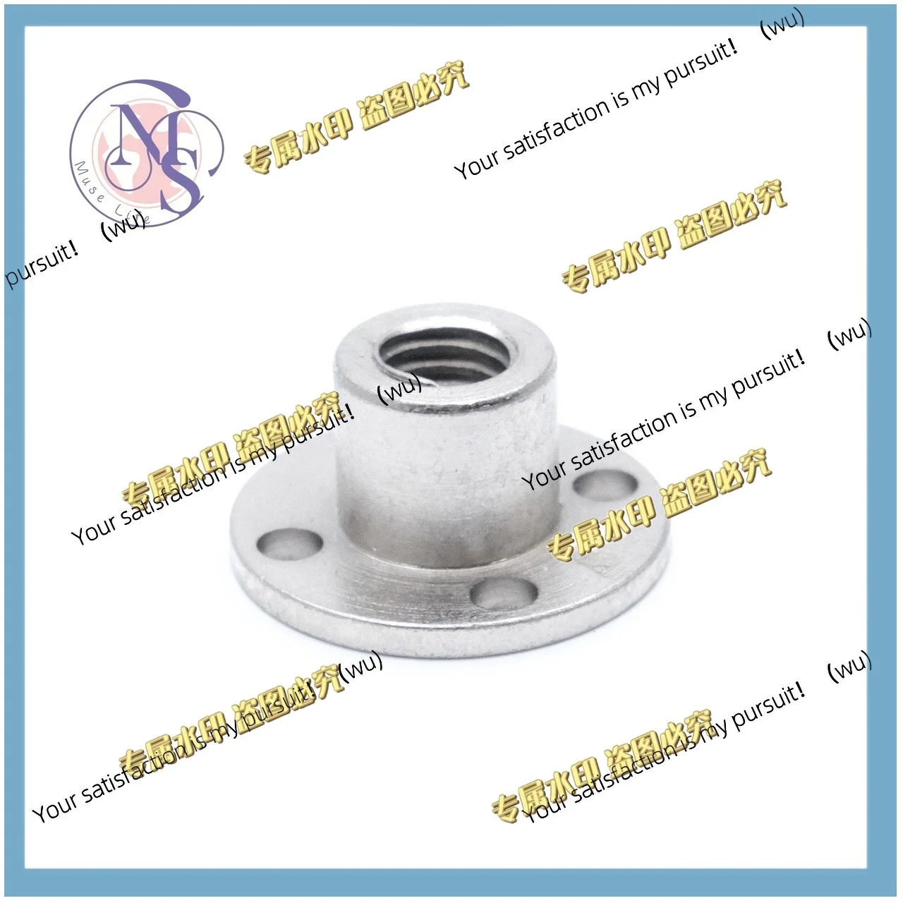 Stainless steel Flange nut 6MM/8MM High temperature resistance Lead screw clockwise / counterclockwise screw nut