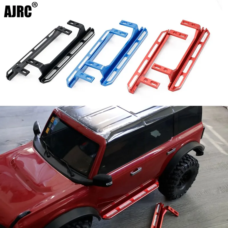 

Metal Side Pedal Step Running Boards Foot-plate For Bronco Trx-4 1/10 Rc Crawler Body Shell Accessories