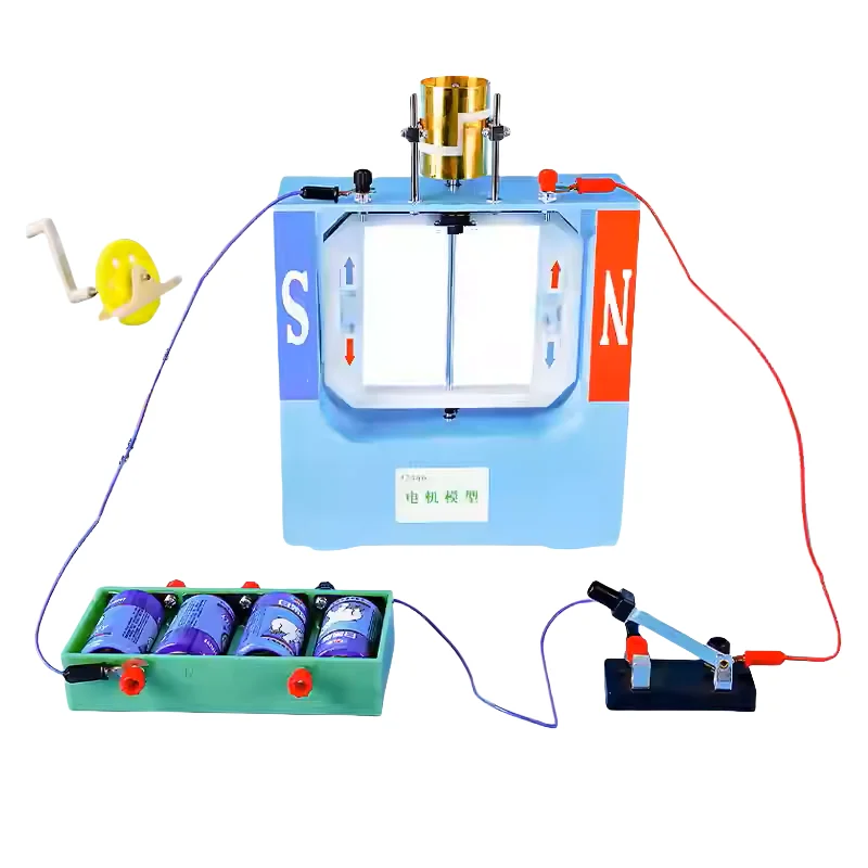 

Demonstration Of Large Motor Manual Ac-dc Generator Model Motor Model Principle Illustration