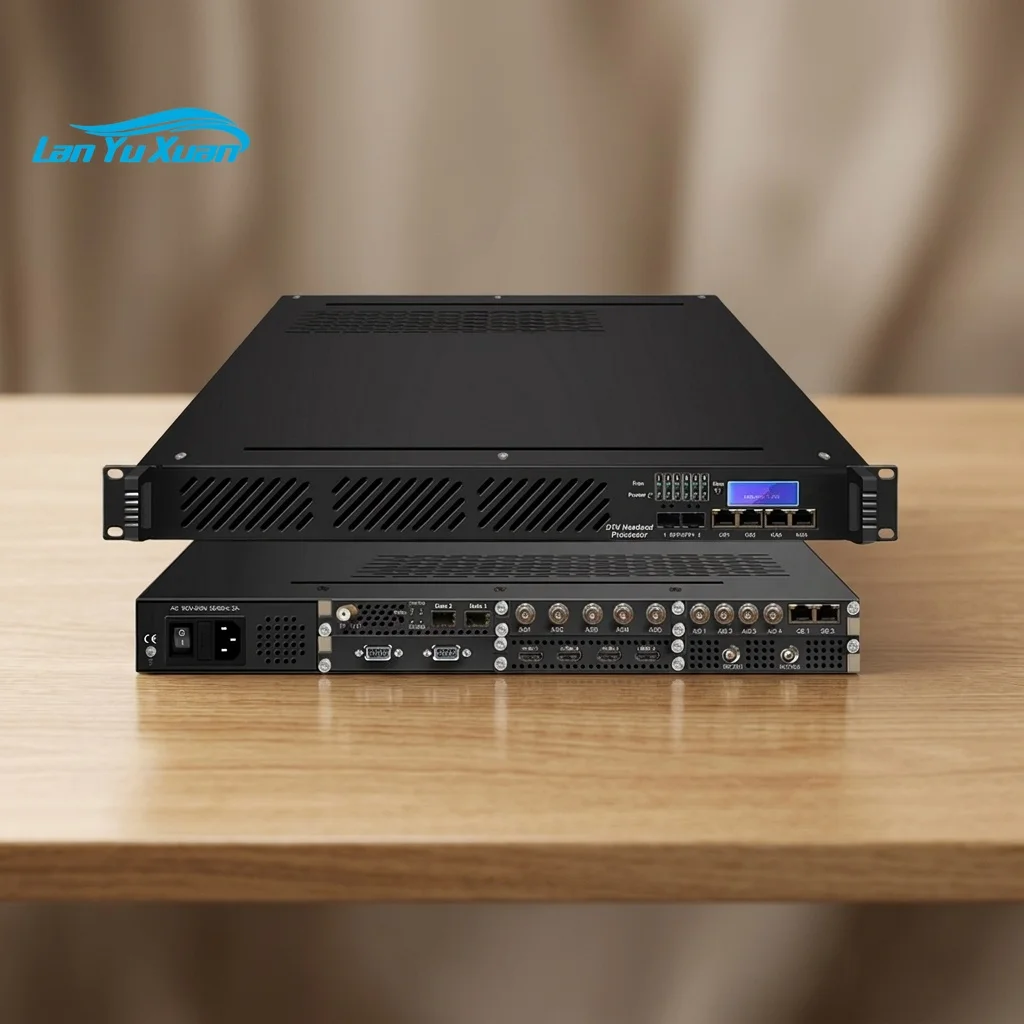 6 Modular All-in-one Platform with 4K HEVC/H.264 Encoder or Ip to 8/16 DVB-C/ISDB-T/DVB-T/ATSC Modulator or CI/BISS Descrambler