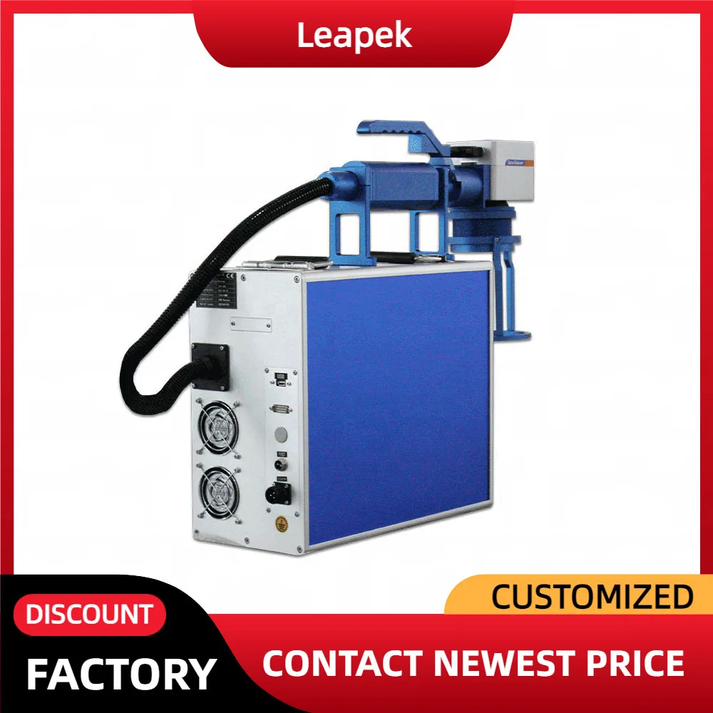 Wholesale 30W 50W Portable Fiber Marker Laser Marking Machine for Metal Air-Cooled with DST Graphic Format Support