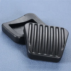 2Pcs Brake Clutch Pedal Pad Covers for Opel Vauxhall Corsa A 1982-1993 Corsa B 1993-2000 Replacement 560808 560810 560814