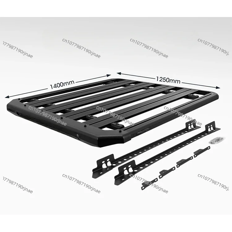 Platform Roof Parcel Or Luggage Rack with Bracket with 28-Inch LED Single Row Strip Lights Suitable for Chevy Colorado