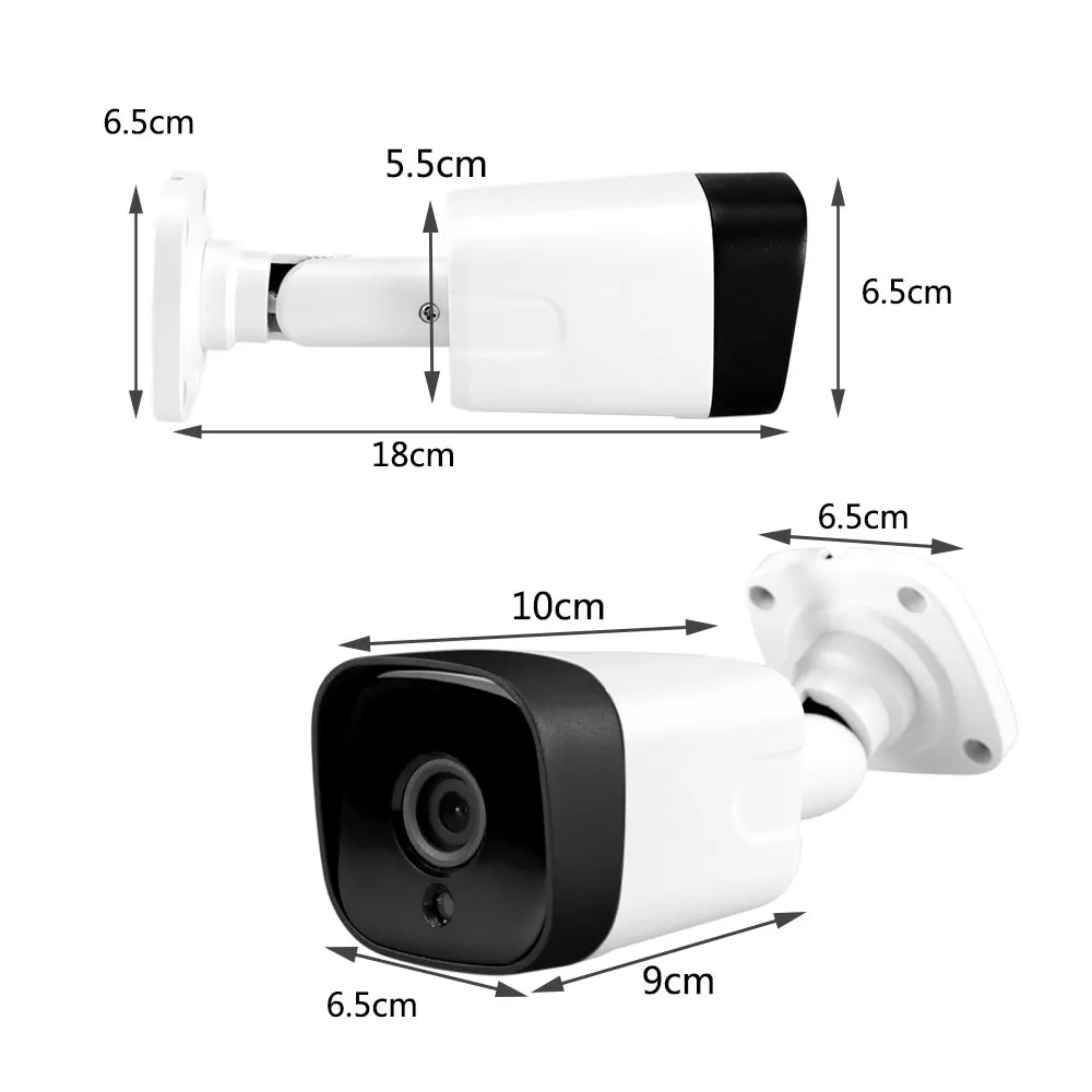 HD 4K 8mp Sonyimx415 Security Surveillance Vedio Bullet POE 5MP Two Way Audio 940nm Invisible IR Night Vision Humanoid Detection