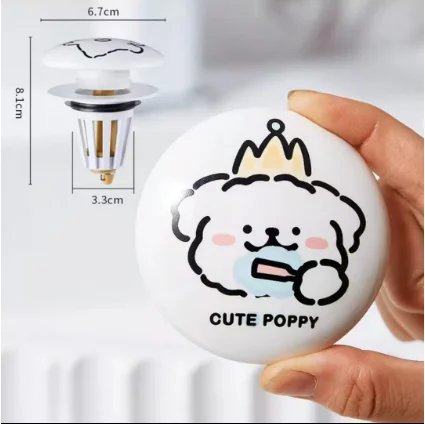 

Universal Sink Stopper Anti-Clog Drain Plug for Bathroom Kitchen