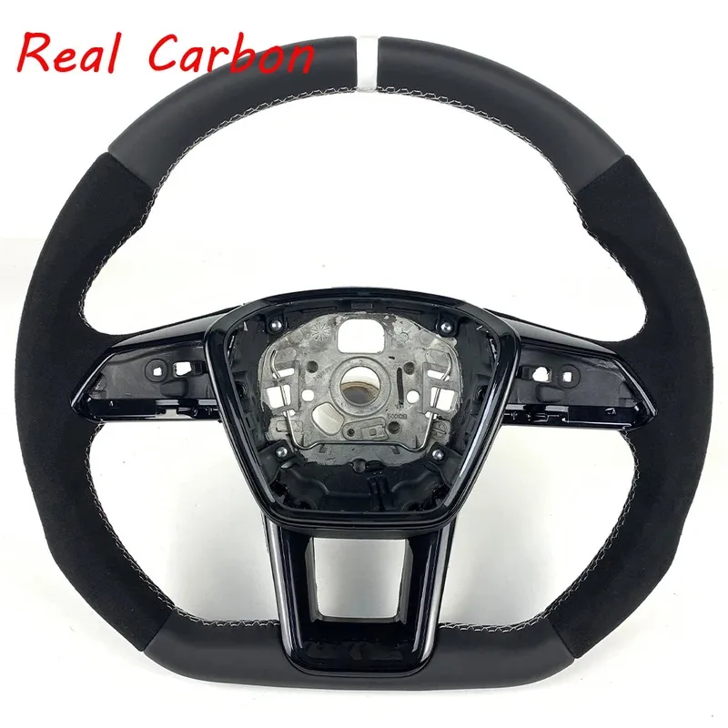 

For Audi C8 A6/A7 Full Leather Steering Wheel (Customizable)