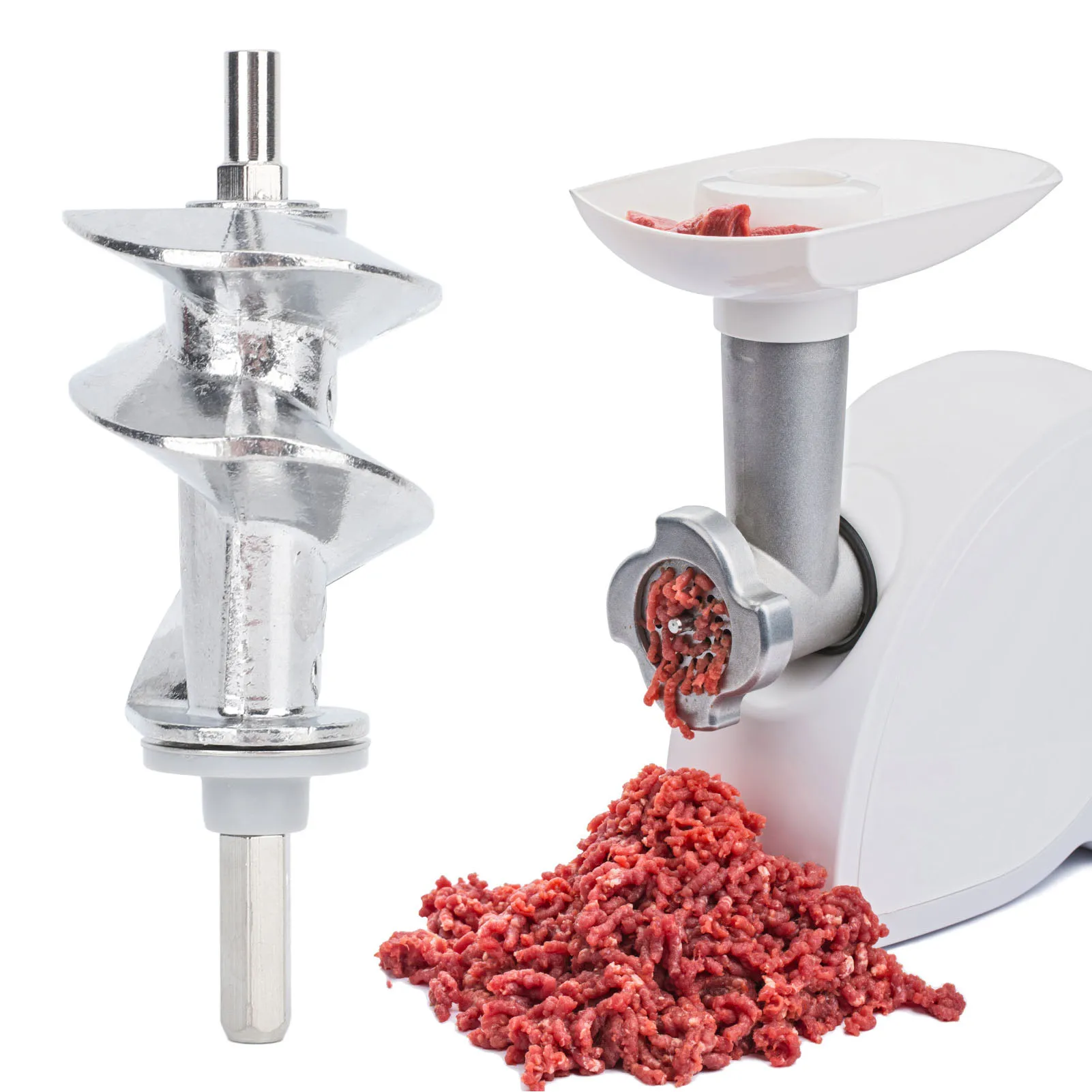 Meat Grinder Auger Meat Mincer Auger Meat Mincer Screw Stainless Steel Meat Mincer Screw Replacement Electric Meat Grinder Parts