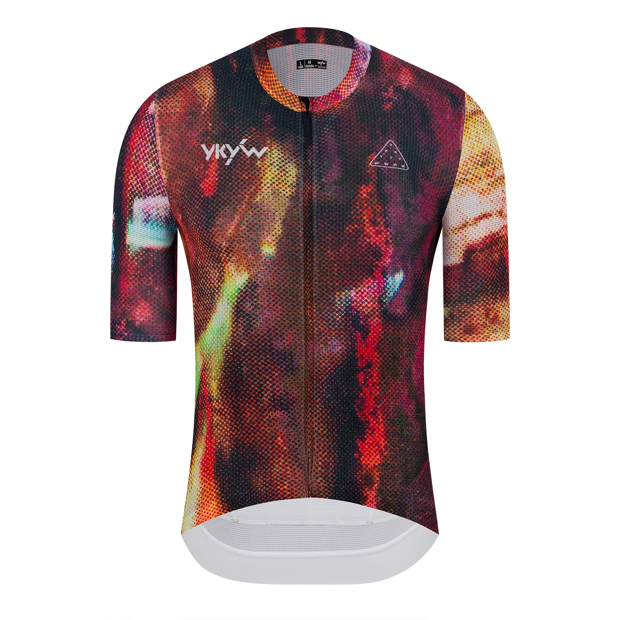 YKYWBIKE 2026 Herren Radtrikot Kurzarm Sommer Rennrad Kurzes Shirt Fahrrad-Oberteil Trikot MTB Maillot Ciclismo Bekleidung