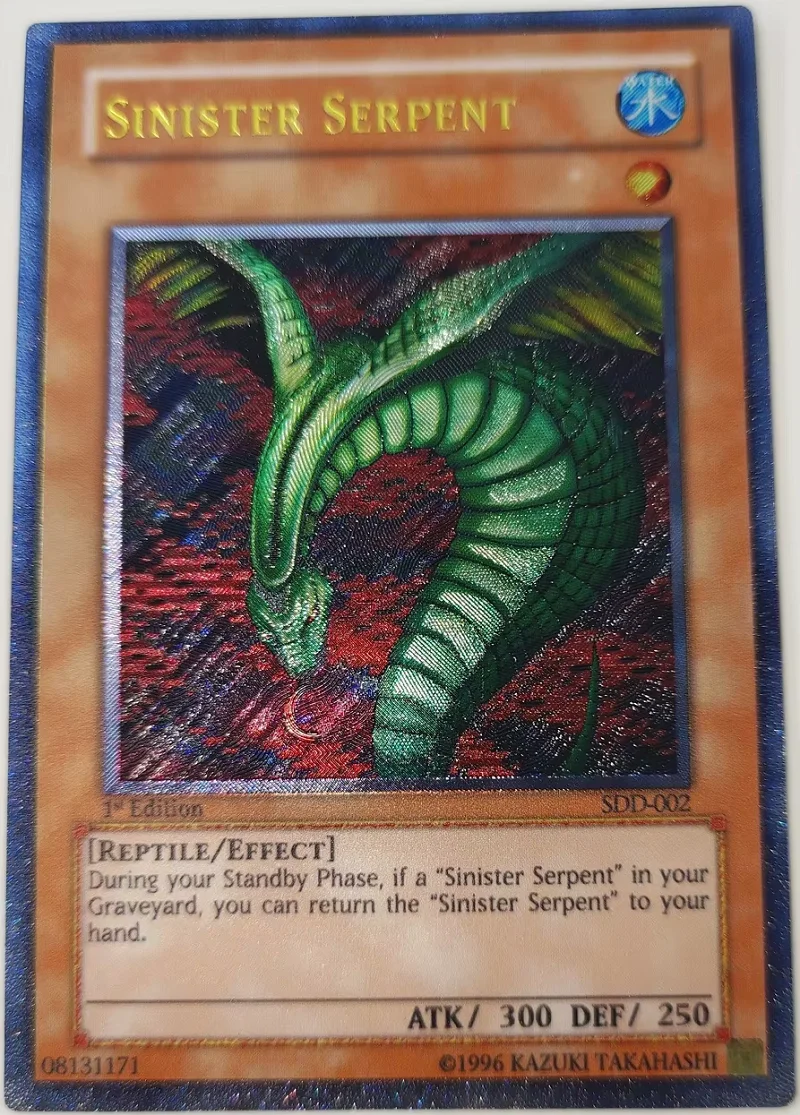 Yu-Gi-Oh Serpente Sinistra TCG UTR SDD-002 Brinquedo de Cartas Colecionáveis para Crianças - Item de Hobby Não Original