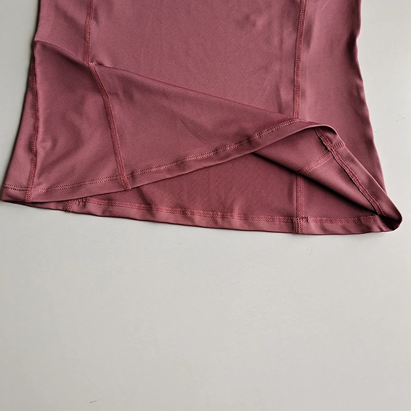 Damen-Sport-T-Shirt mit kurzen Ärmeln, schnelltrocknend, für Jogging, Yoga, Fitness, atmungsaktives Mesh-Gewebe, Rundhals-Pullover-Oberteil – Detail 14
