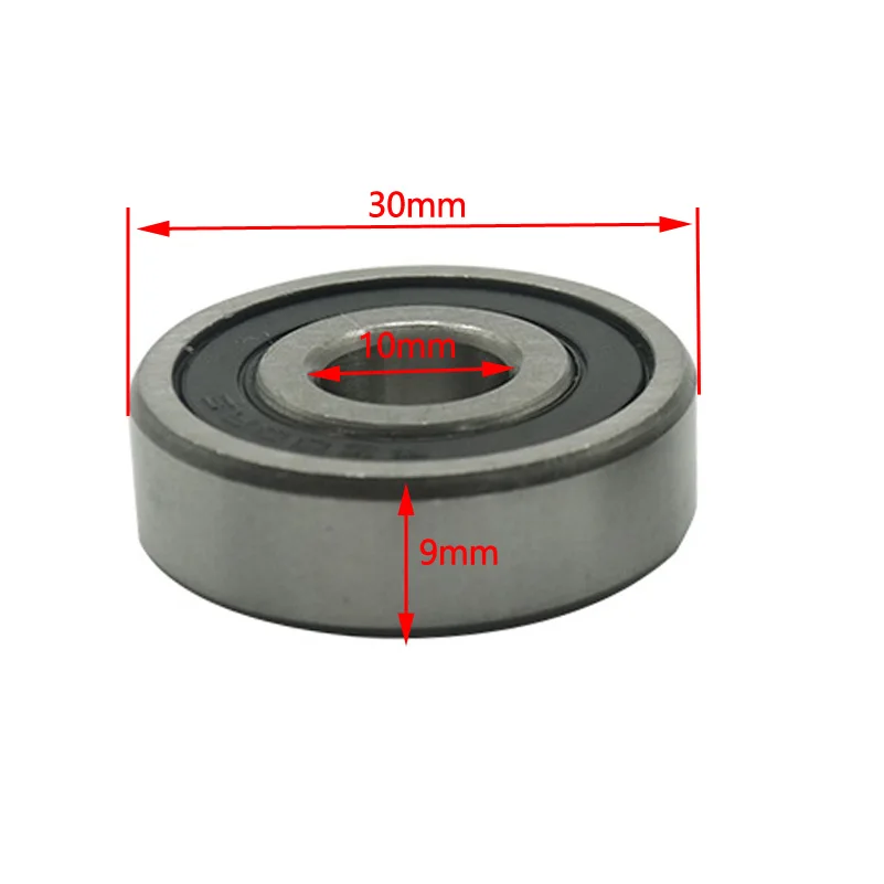2pcs/1pcs Deep Groove Bearing 6200-2RS 10X30X9mm ABEC Deep Groove Ball Bearings/Bike Bearings 6200 RS Bicycle Bearing