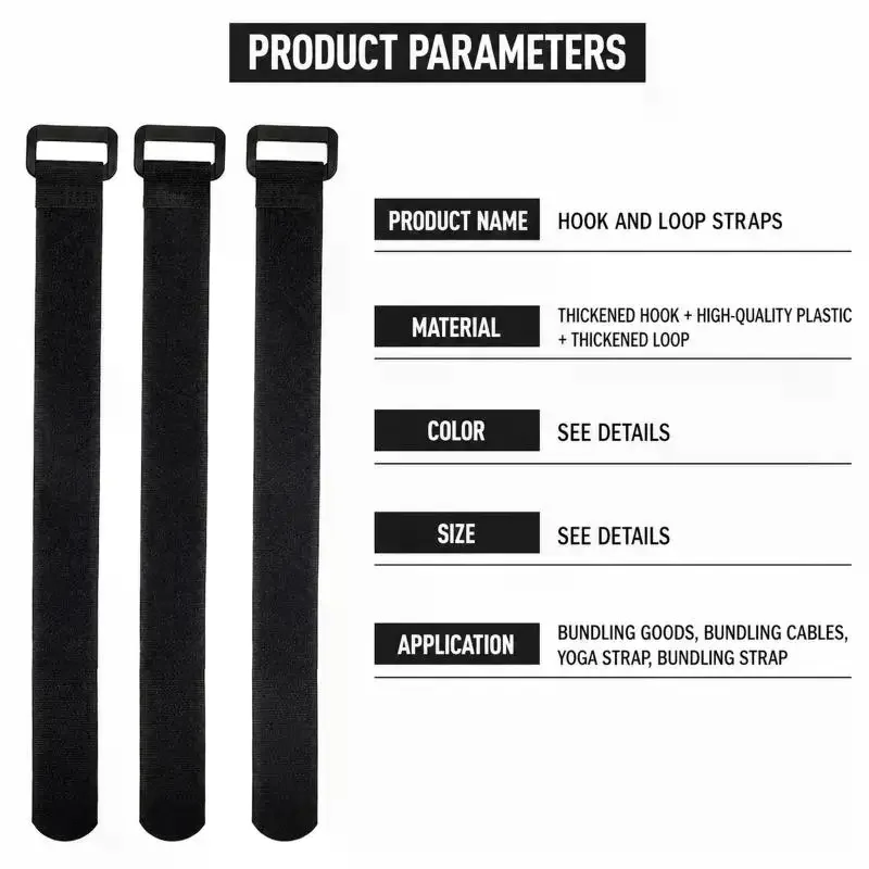 10Pcs 20mm Hook Loop Cable Tie Reusable Straps Adjustable Wire Organizer Cable Management Multiple Sizes