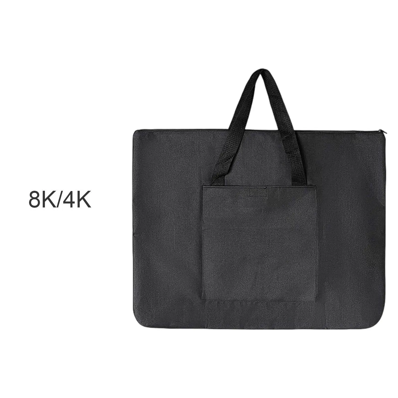 حقيبة محفظة فنية مع مقبض حقيبة حمل فنية متعددة الأغراض لرسم الملصقات ورسم الفنان ووضع العمل الفني