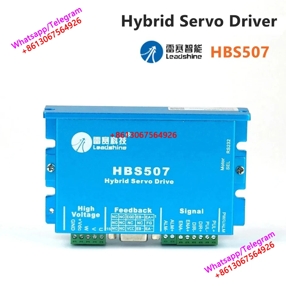 leadshine Nema23 Three-phase Hybrid Servo Motor Drive Hbs507, 573hbm20-1000 Set 57 Closed-loop Motor Leisai Genuine