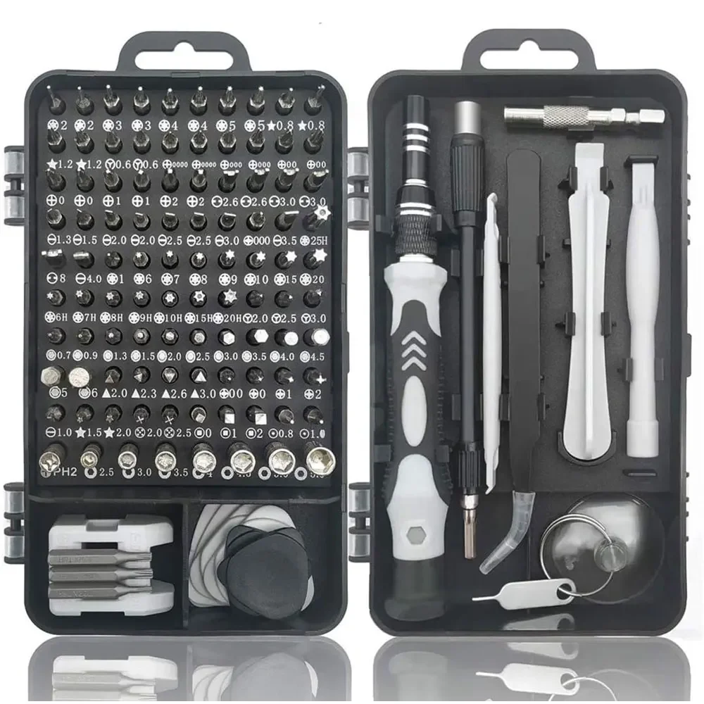 

Модернизированный набор отверток, профессиональный набор инструментов для ремонта 115 в 1, для электронных продуктов, ремонта компьютеров, очков, часов