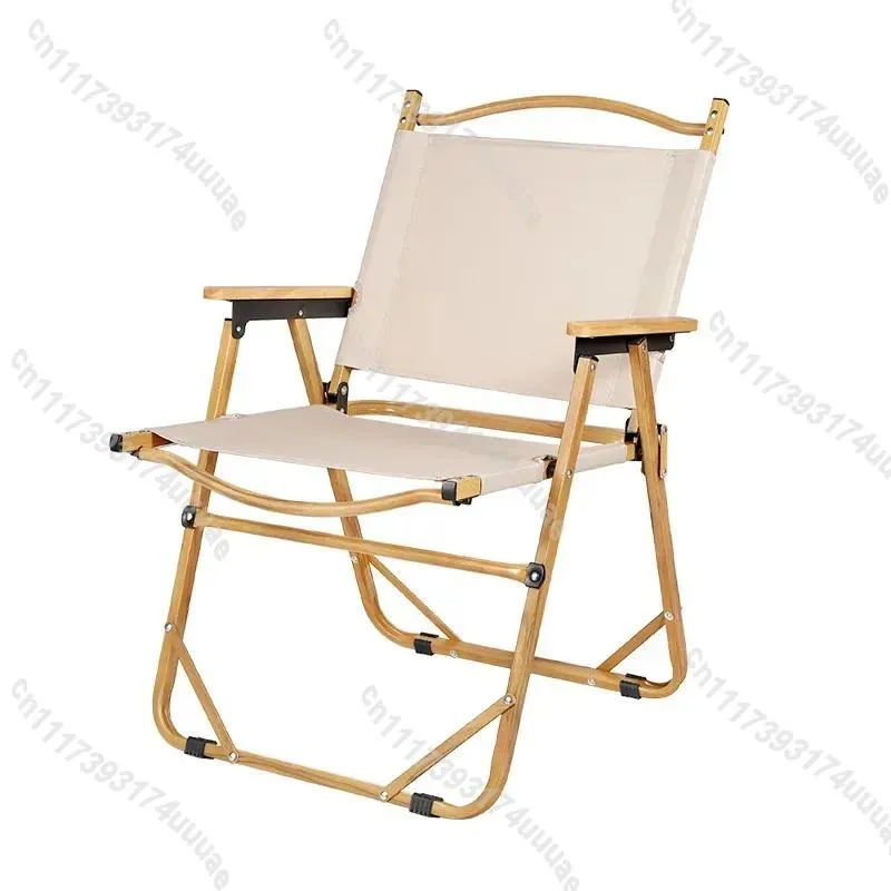 Portable Outdoor Folding Camping Chair with Egg Roll Table Set Lightweight Picnic Fishing Stool Compact Spread Chair for