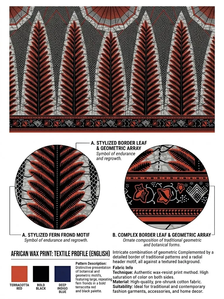 African Printed Fabric Original Dutch Pagne Cloth for Sewing Dress African Wax Holland Cotton Fabric 6 Yards view 3