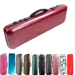 Multicolor Rectangle 4/4 3/4 Violin Case Code Lock Music Bag Carbon fiber Square Violin Box With hygrometer