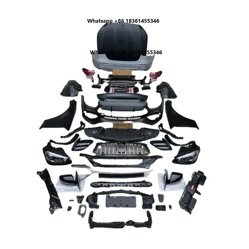For E Class W212 2009 2010 2011 2012 2013 2014 2015 Car Boay Kit High Quality Front Rear Bumper Assembly Upgrade E63